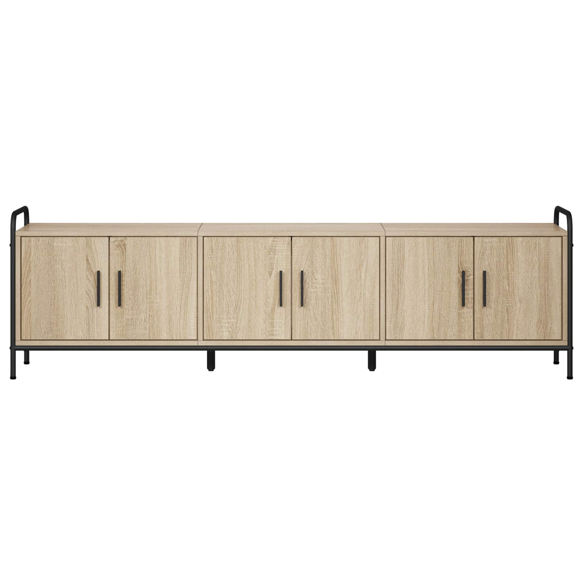 Mobile TV 146 x 33 x 50 cm Rovere Sonoma Legno ingegnerizzato | homemem39