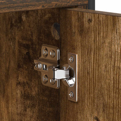 Credenza Rovere Fumo 40 x 33 x 161 cm Legno ingegnerizzato