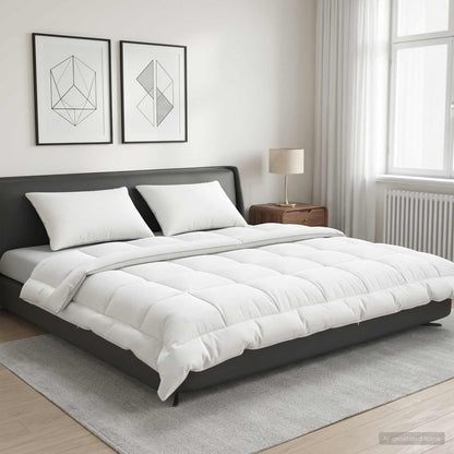 Piumone TRIER 200x220 cm 4 stagioni 220 GSM Bianco | homemem39