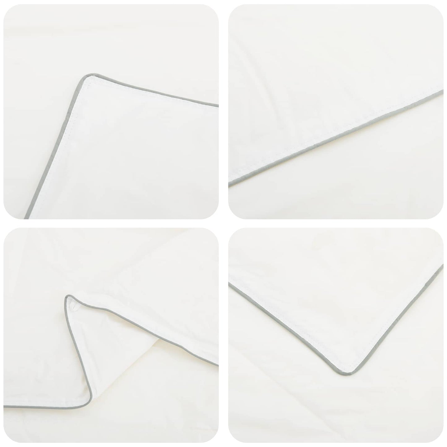 Piumone TRIER 220x240 cm 4 stagioni 220 GSM Bianco | homemem39