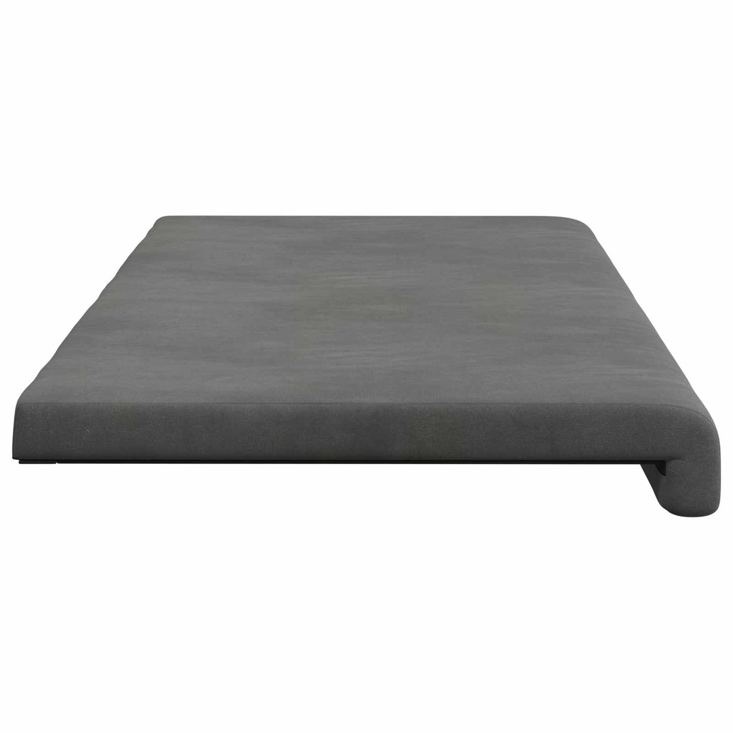 Cuscino per panchina Velluto (V) Grigio Scuro Profondità 35 cm | homemem39