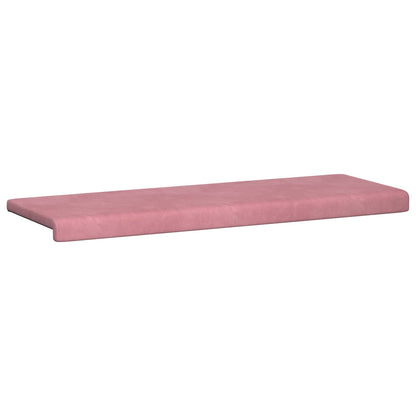Cuscino per panchina Velluto (V) Rosa Profondità 35 cm | homemem39