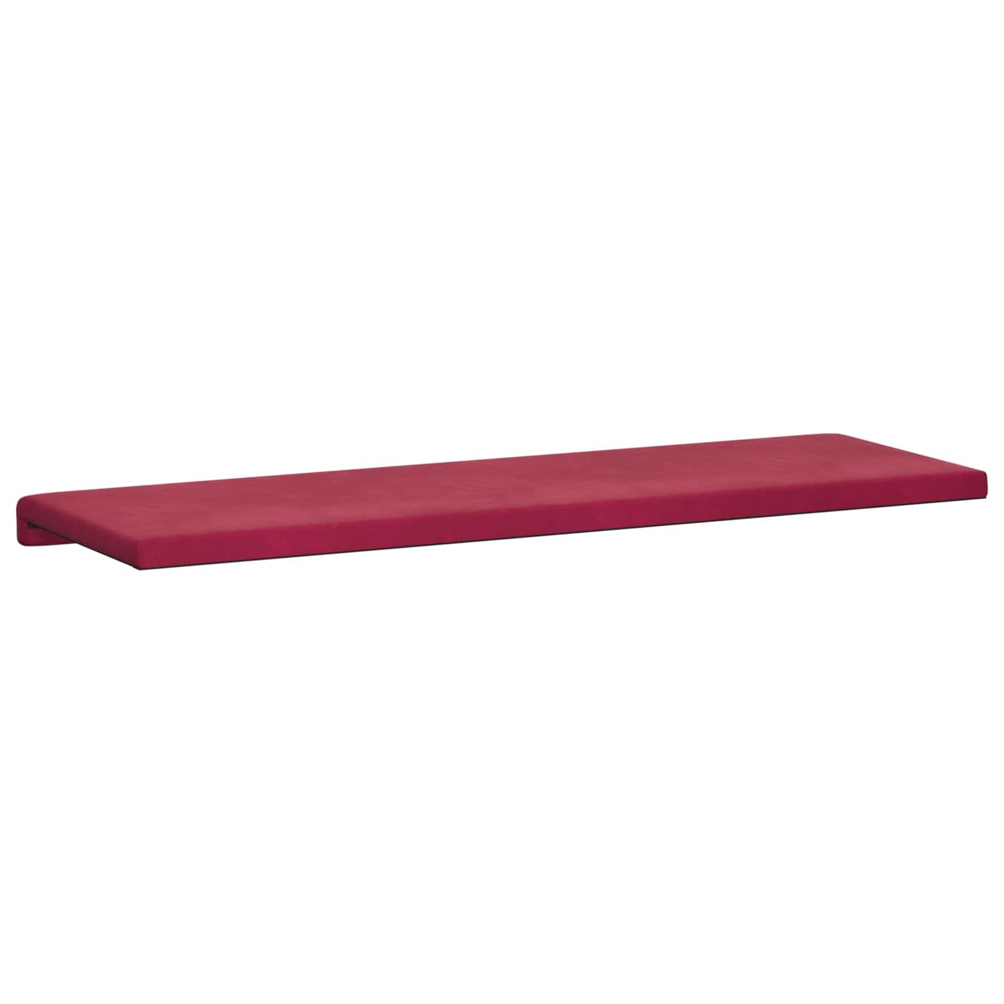Cuscino per panchina Velluto (V) Rosso Vino Profondità 35 cm | homemem39