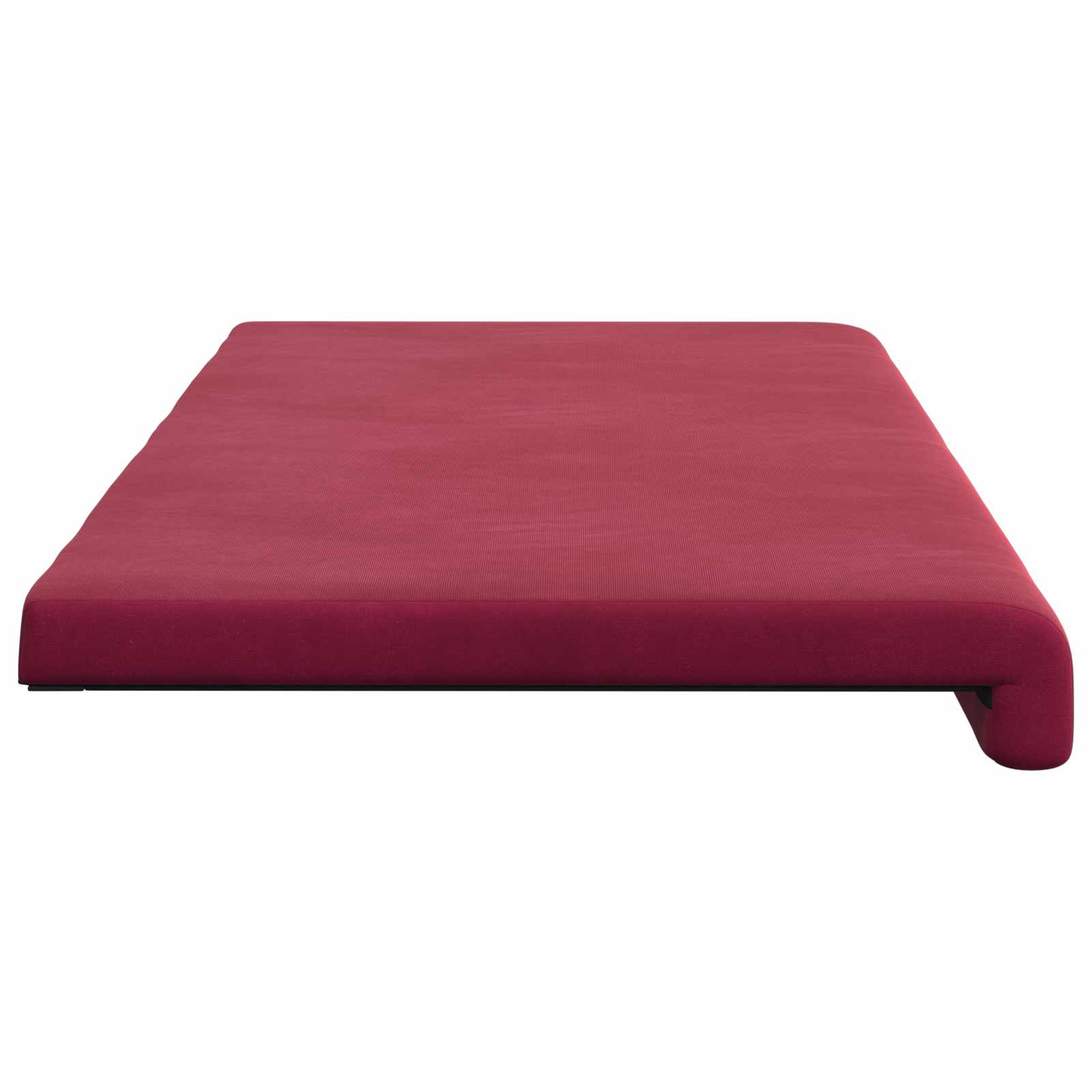 Cuscino per panchina Velluto (V) Rosso Vino Profondità 35 cm | homemem39