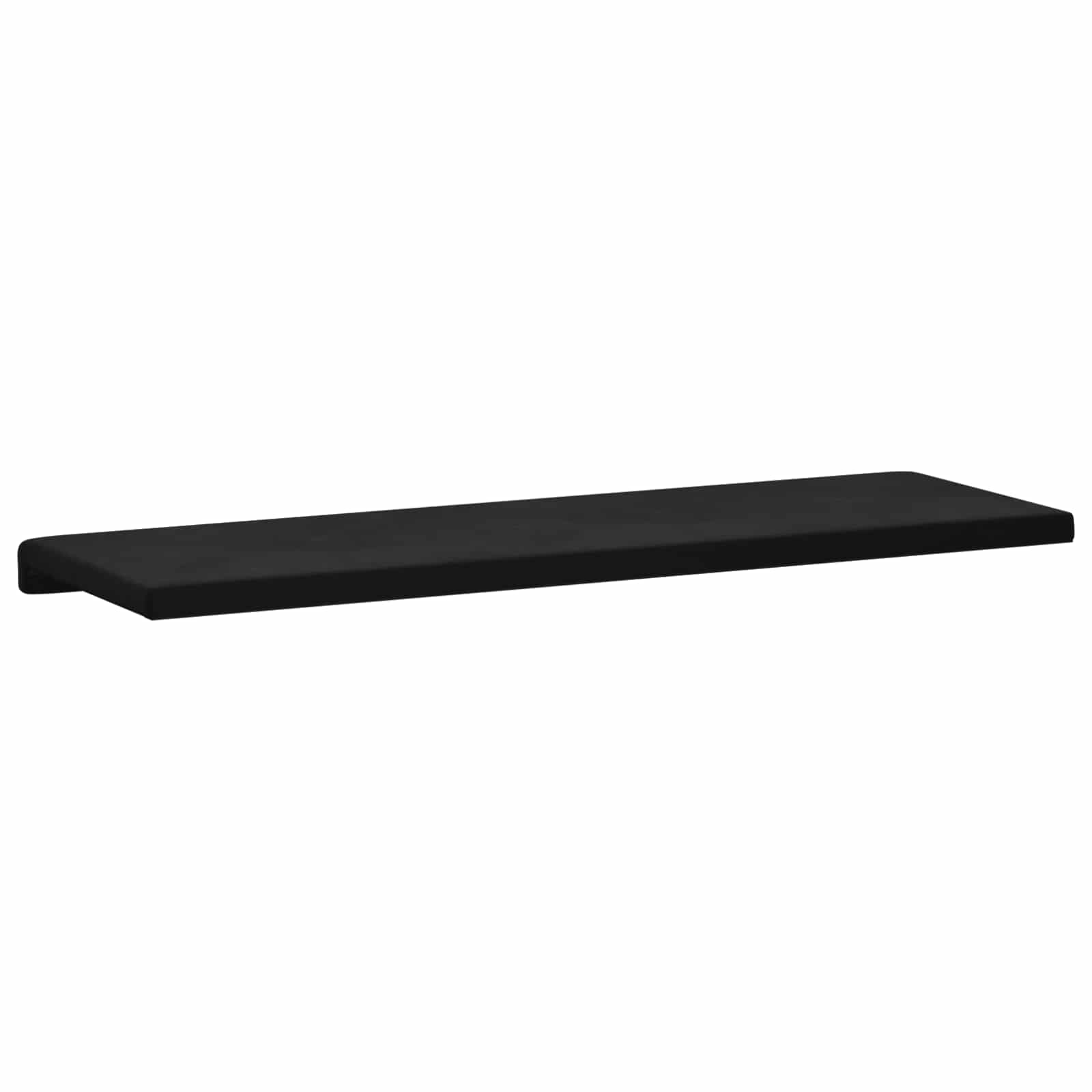 Cuscino per panchina Velluto (V) Nero Profondità 35 cm | homemem39