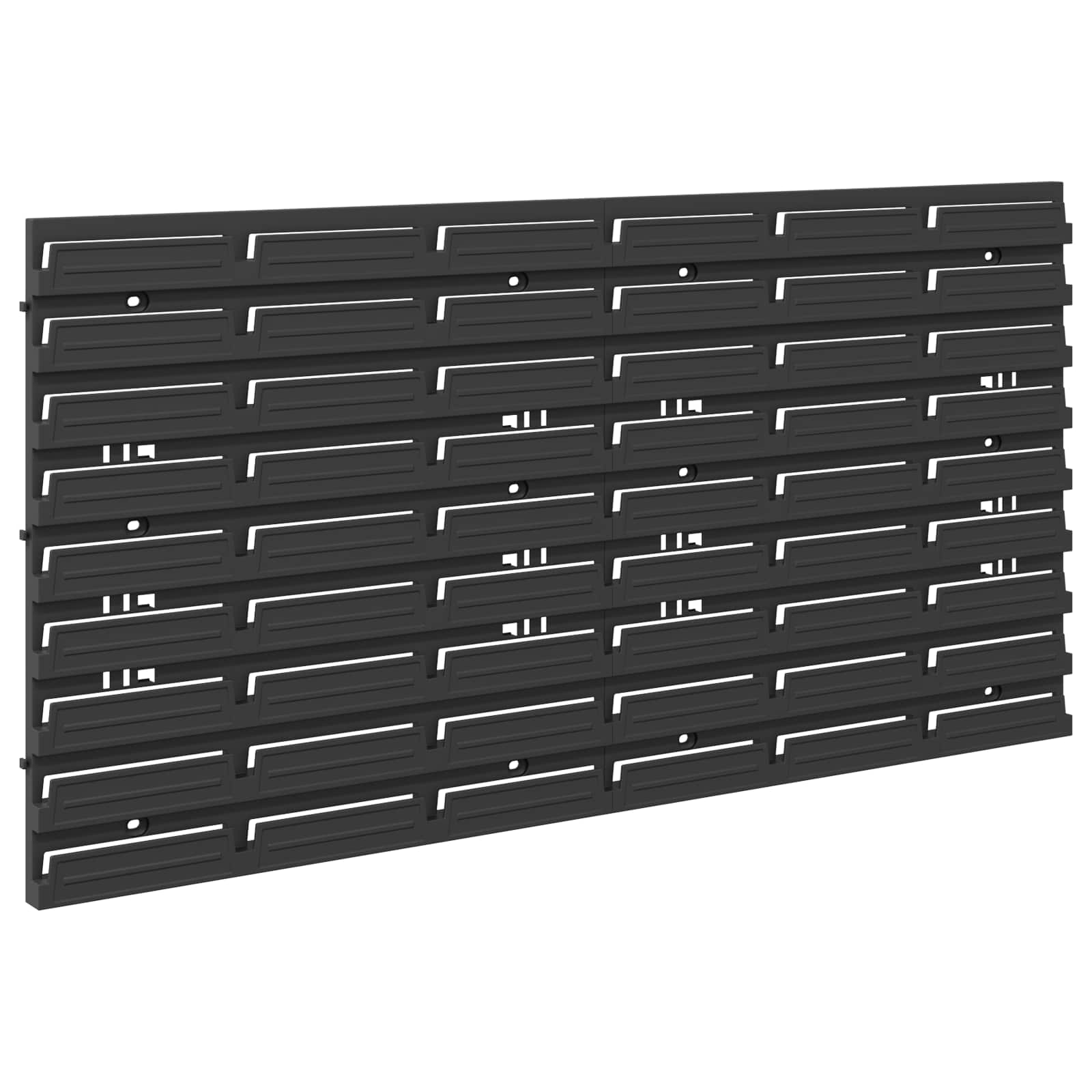 Scaffale contenitore Nero e Rosso 77,5 x 2 x 39 cm PP | homemem39