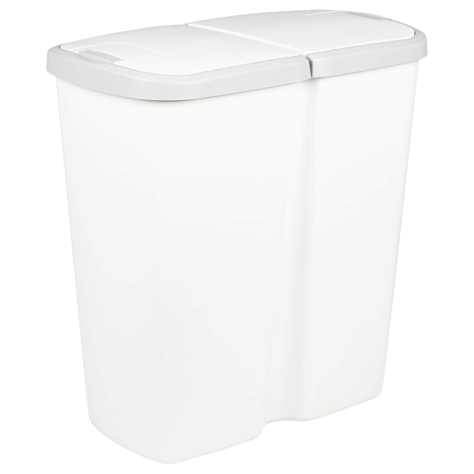 Cestino della Spazzatura Bianco 48,5 x 28 x 51 cm PP | homemem39