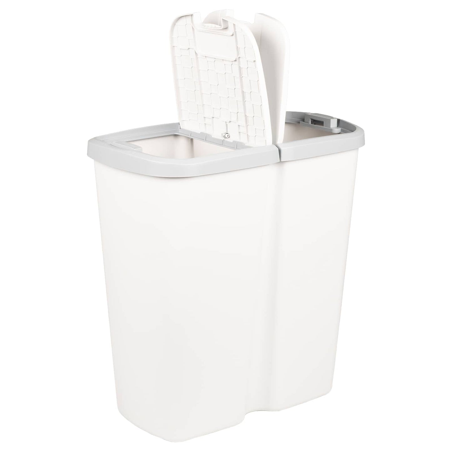 Cestino della Spazzatura Bianco 48,5 x 28 x 51 cm PP | homemem39