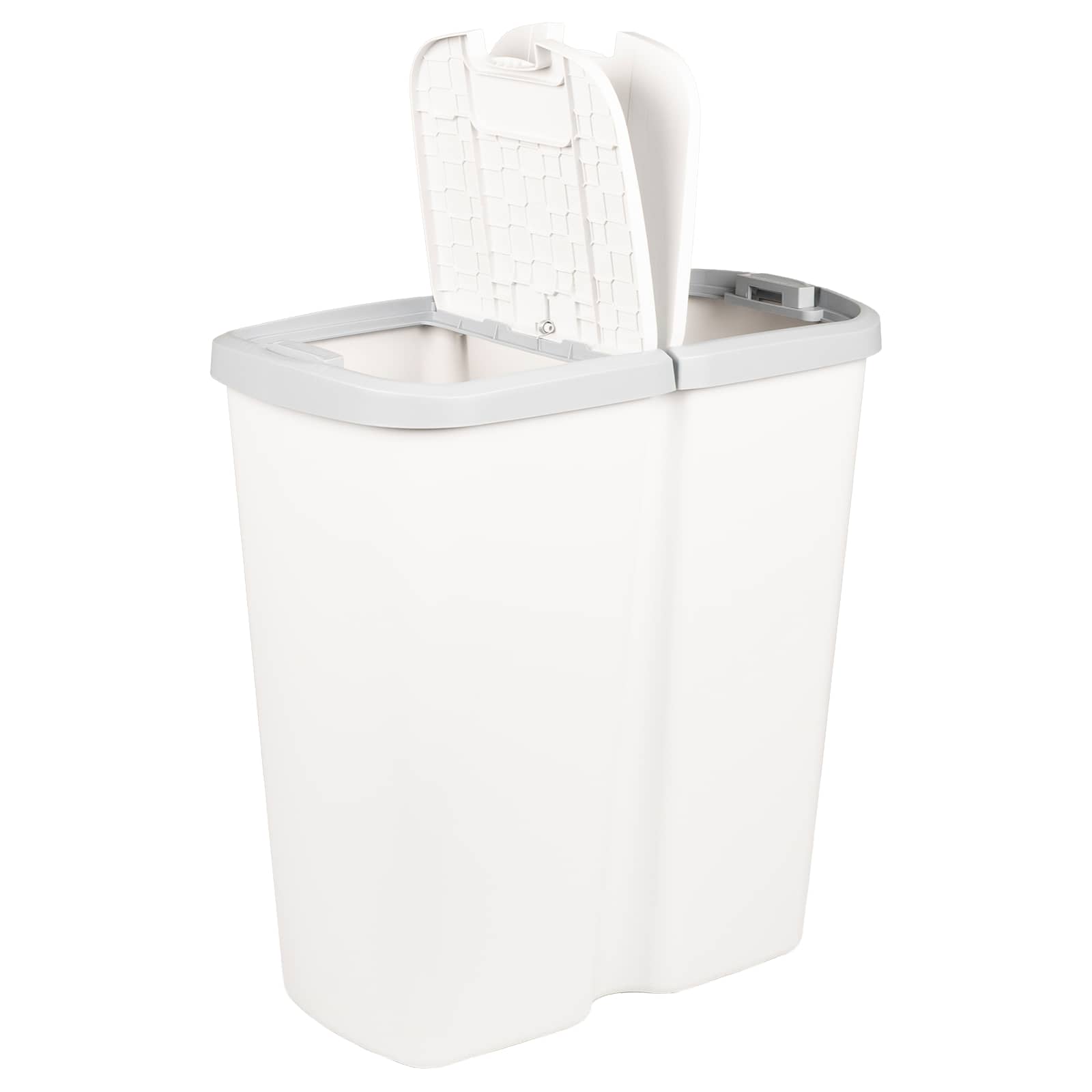 Cestino della Spazzatura Bianco 48,5 x 28 x 51 cm PP | homemem39