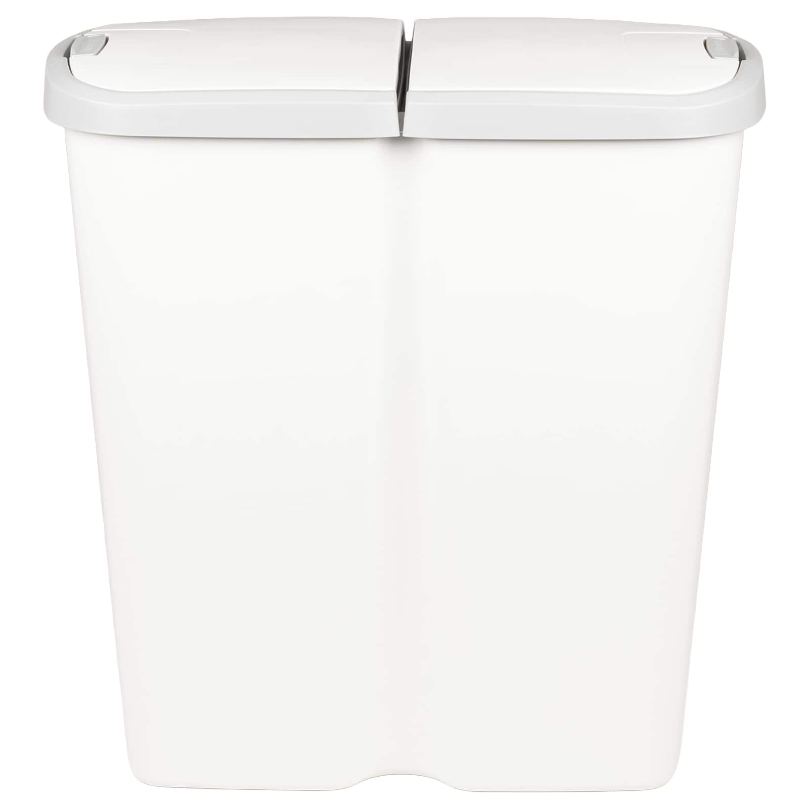 Cestino della Spazzatura Bianco 48,5 x 28 x 51 cm PP | homemem39