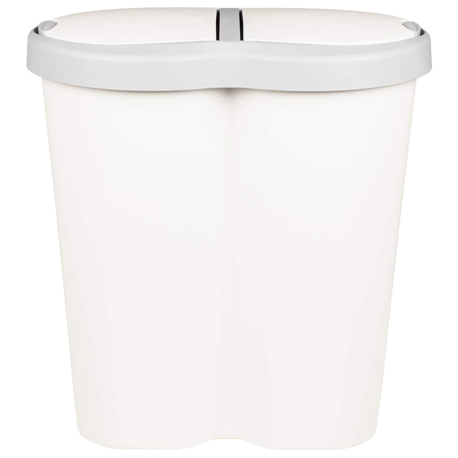 Cestino della Spazzatura Bianco 48 x 30 x 51 cm PP | homemem39