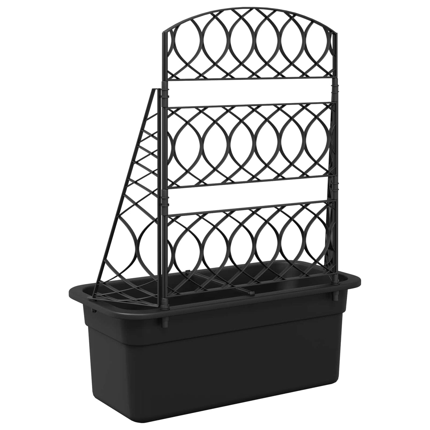 Grigliato per vasi Antracite 58 x 29 x 78 cm PP | homemem39