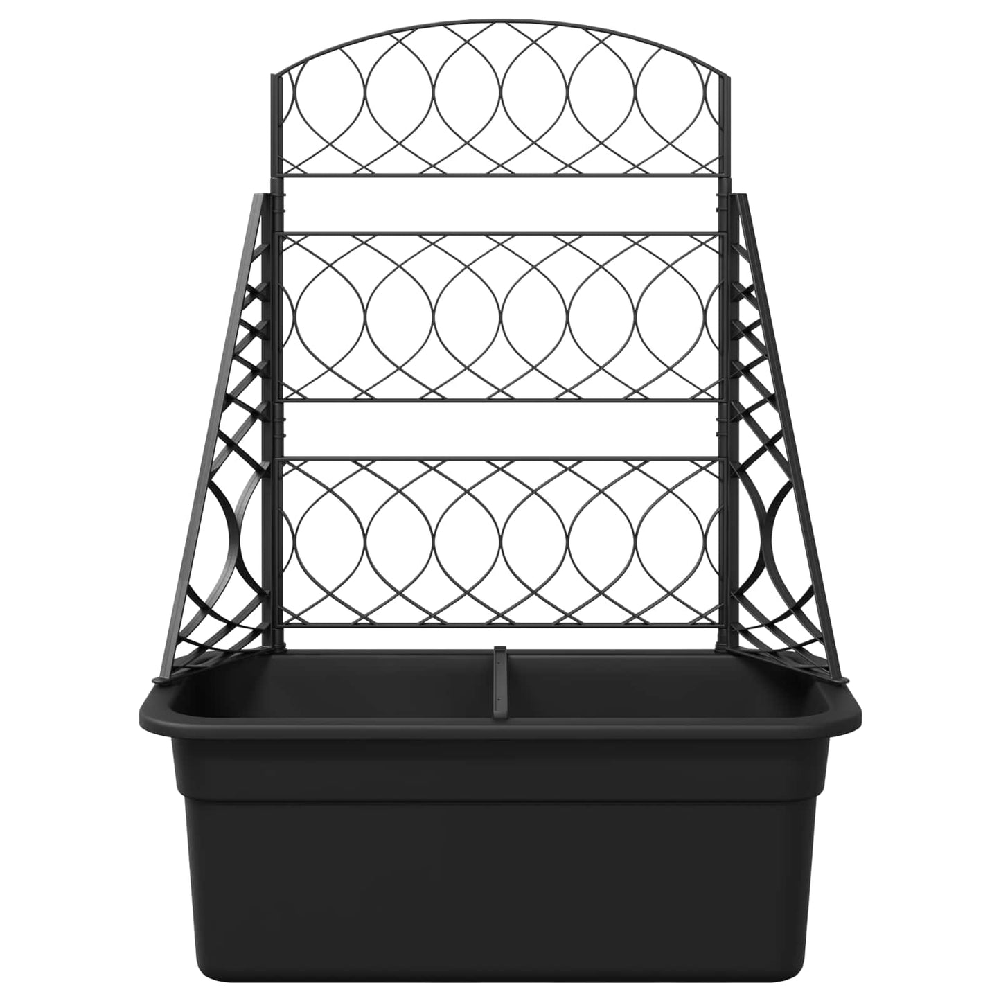 Grigliato per vasi Antracite 58 x 29 x 78 cm PP | homemem39