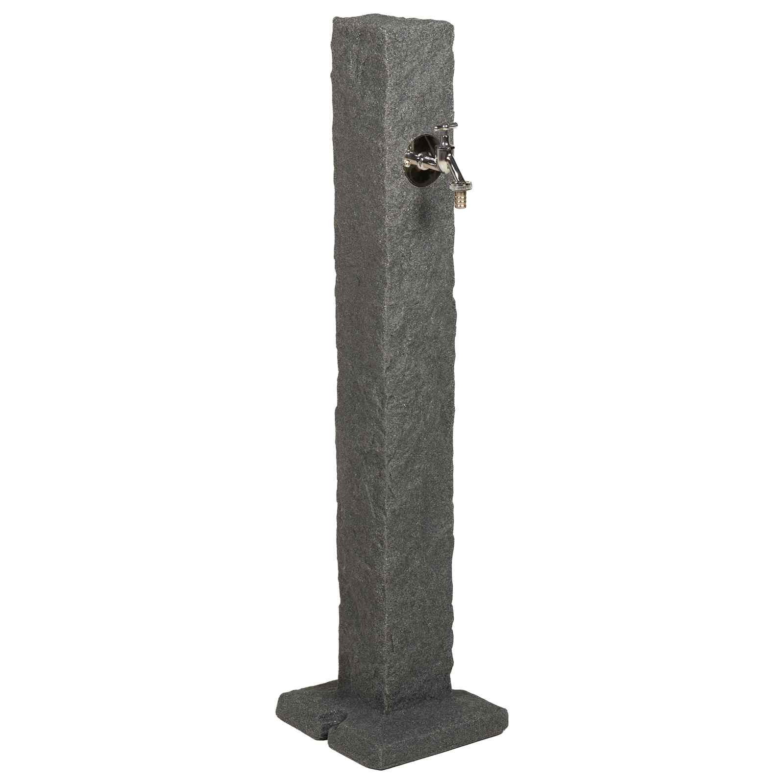 Tanker da giardino Antracite 26 x 26 x 98 cm PE | homemem39