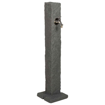 Tanker da giardino Antracite 26 x 26 x 98 cm PE | homemem39