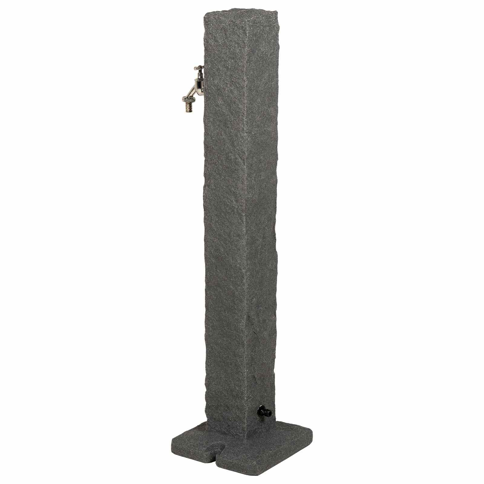 Tanker da giardino Antracite 26 x 26 x 98 cm PE | homemem39