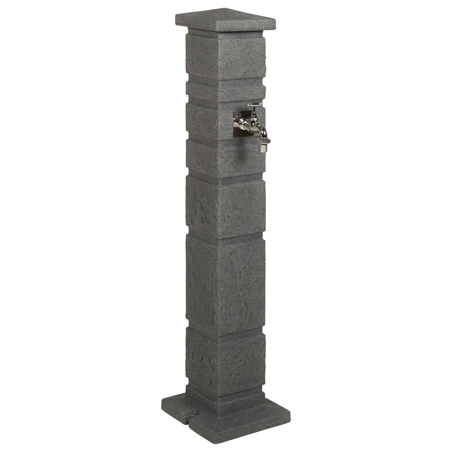 Tanker da giardino Antracite 26 x 26 x 101 cm PE | homemem39