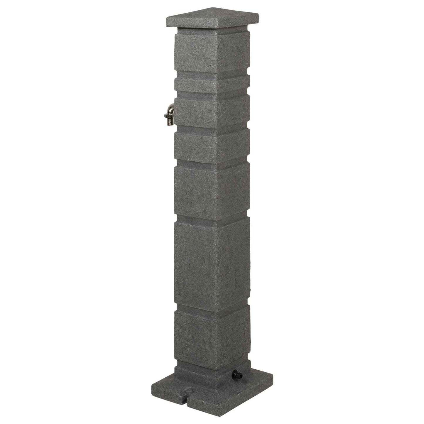 Tanker da giardino Antracite 26 x 26 x 101 cm PE | homemem39
