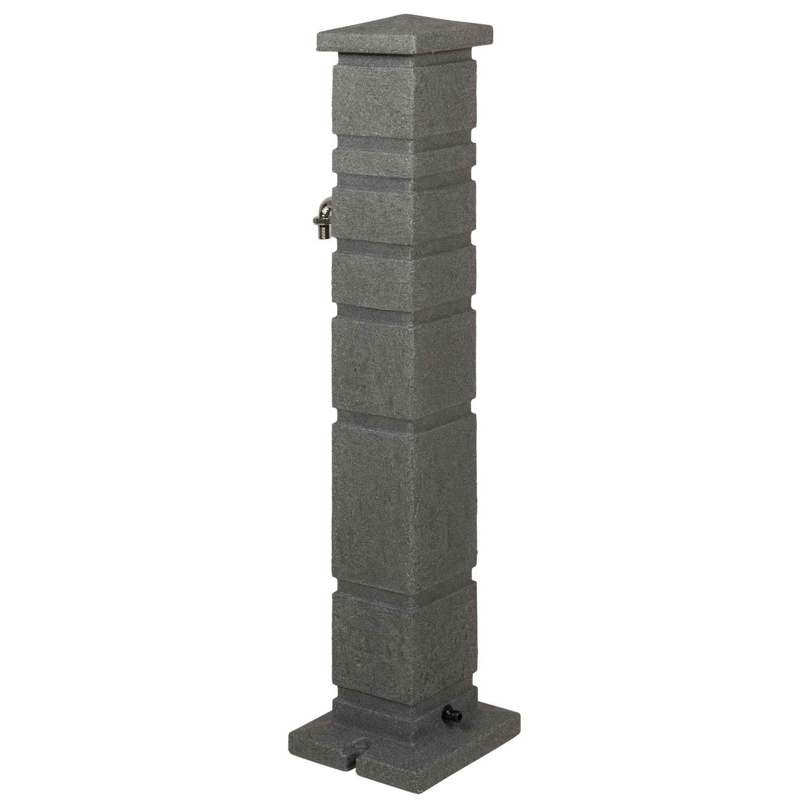 Tanker da giardino Antracite 26 x 26 x 101 cm PE | homemem39