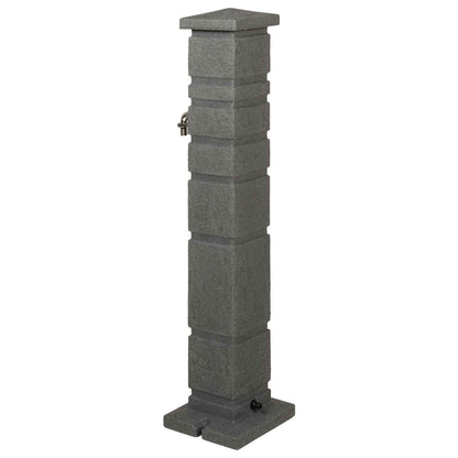 Tanker da giardino Antracite 26 x 26 x 101 cm PE | homemem39