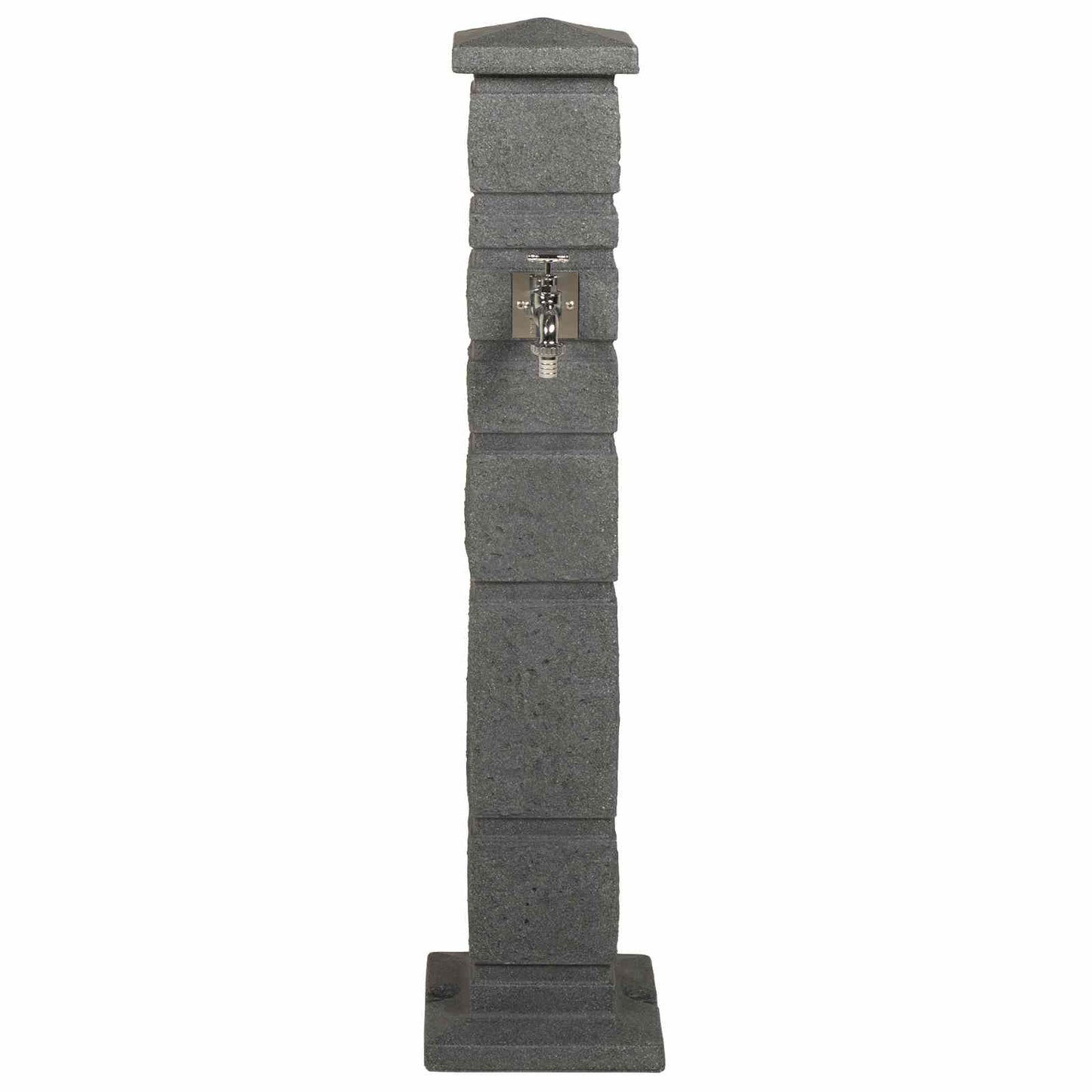 Tanker da giardino Antracite 26 x 26 x 101 cm PE | homemem39