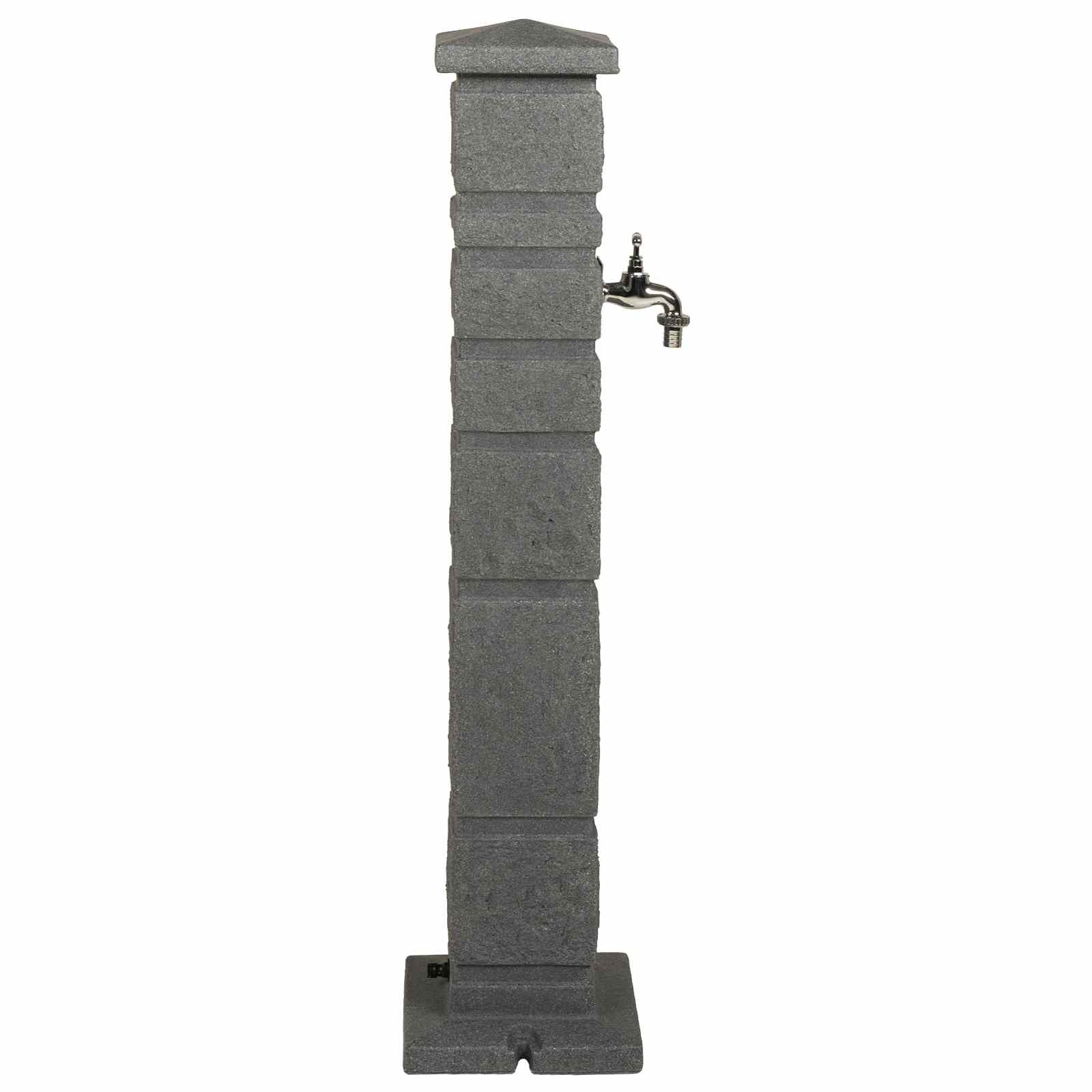 Tanker da giardino Antracite 26 x 26 x 101 cm PE | homemem39