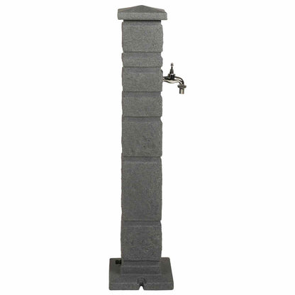 Tanker da giardino Antracite 26 x 26 x 101 cm PE | homemem39