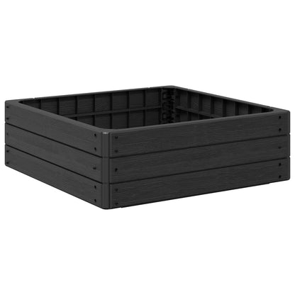 Letto Rialzato Nero 75,5 x 75,5 x 25 cm PP | homemem39
