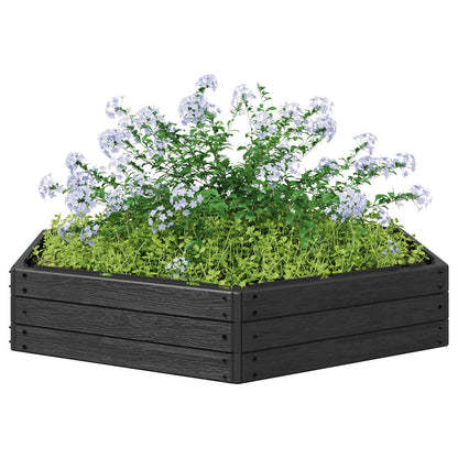 Letto Rialzato Nero 148 x 129 x 25 cm PP | homemem39