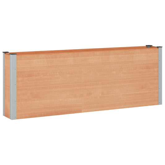 Letto rialzato da giardino Marrone 200 x 30 x 72 cm | homemem39