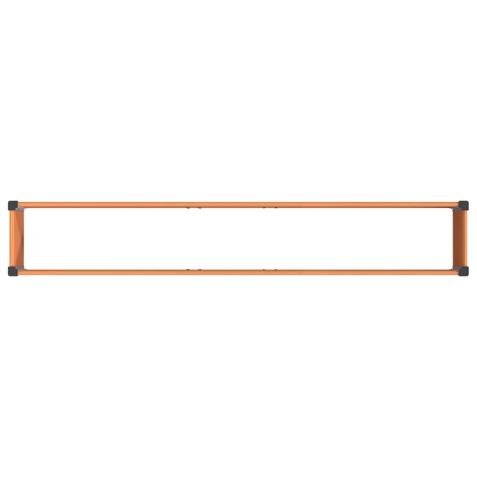 Letto rialzato da giardino Marrone 200 x 30 x 72 cm | homemem39