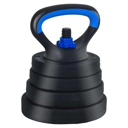 Set di Manubri 4-in-1 40kg Nero e Blu Cemento e sabbia di ferro | homemem39