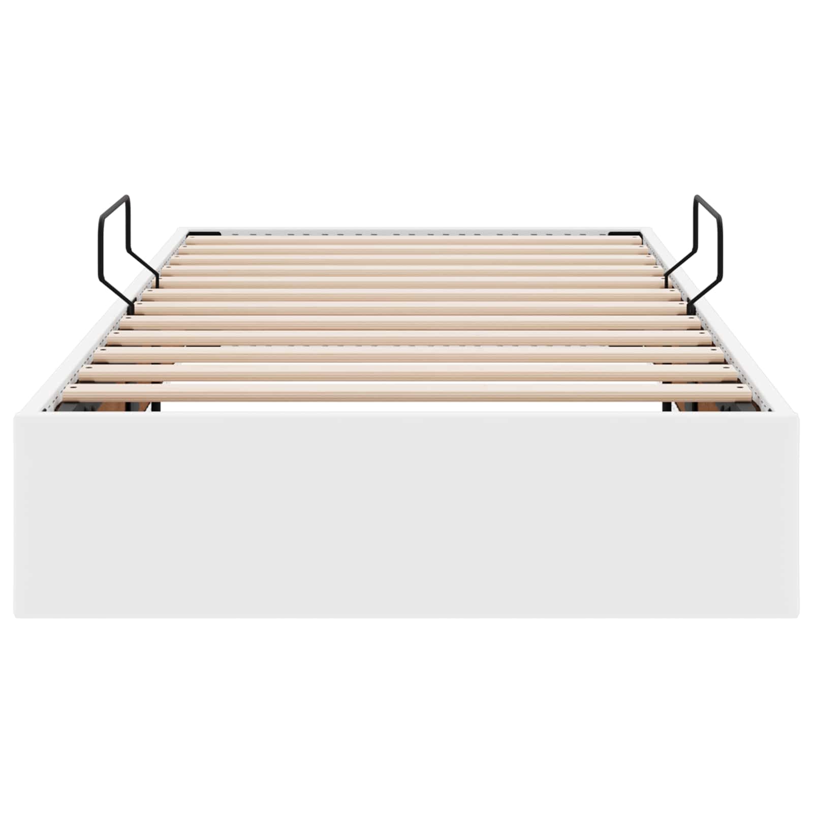 Letto ottomano Bianco Puro 90 x 190 cm Pelle Sintetica | homemem39
