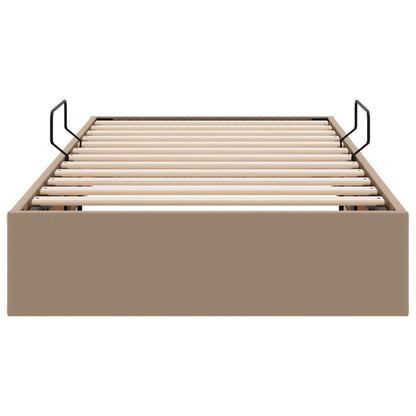Letto ottomano Cappuccino 90 x 200 cm Pelle Sintetica | homemem39