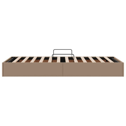Letto ottomano Cappuccino 90 x 200 cm Pelle Sintetica | homemem39