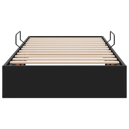 Letto ottomano Nero 100 x 200 cm Pelle Sintetica | homemem39
