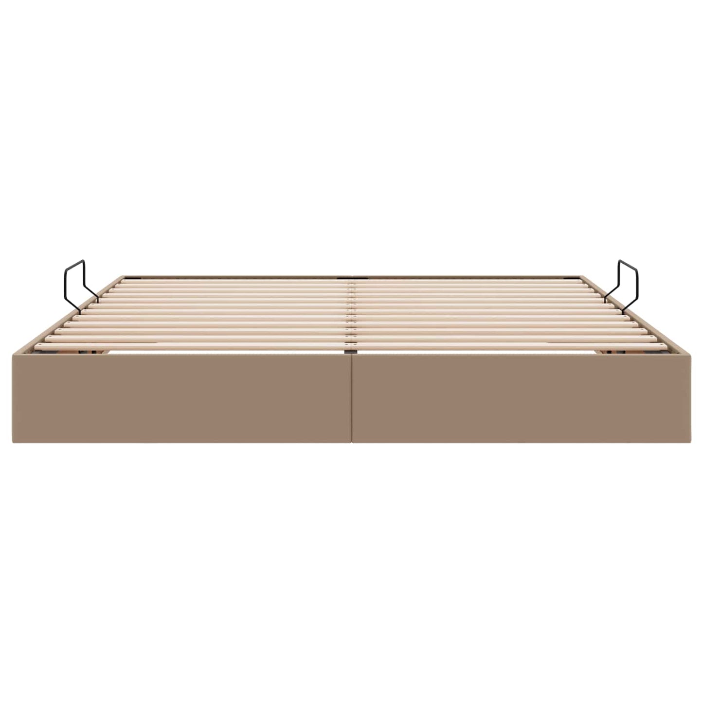 Letto ottomano Cappuccino 180 x 200 cm Pelle Sintetica | homemem39