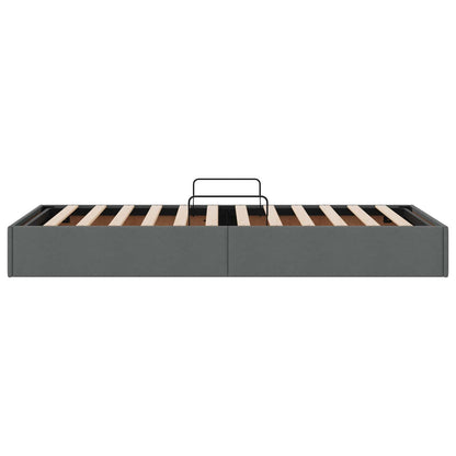 Letto ottomano Grigio scuro 90 x 190 cm Tessuto | homemem39