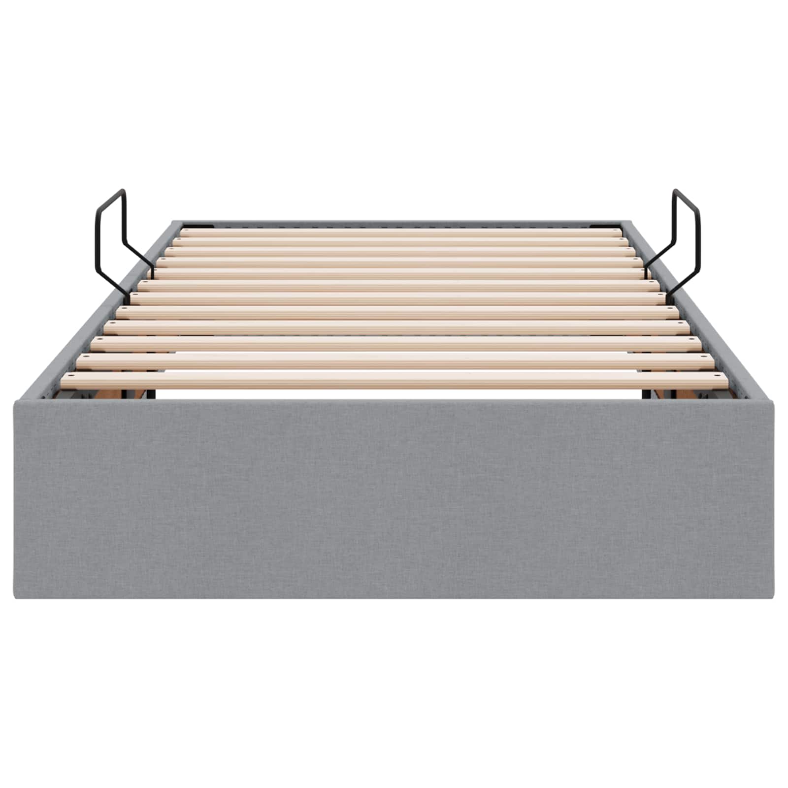 Letto ottomano Grigio chiaro 90 x 200 cm Tessuto | homemem39