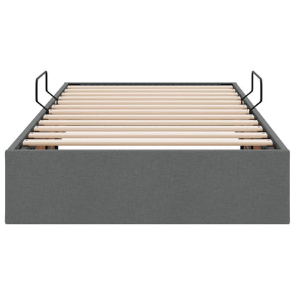 Letto ottomano Grigio scuro 90 x 200 cm Tessuto | homemem39