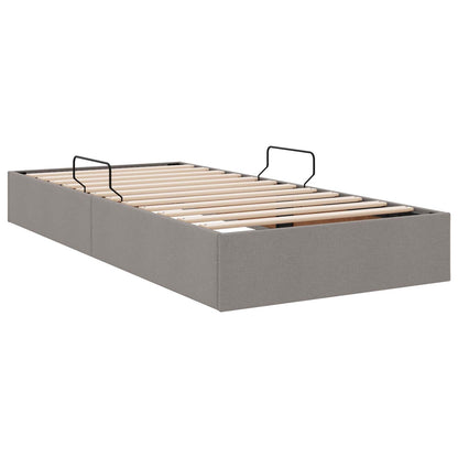 Letto ottomano con archiviazione Talpa 100 x 200 cm Tessuto | homemem39