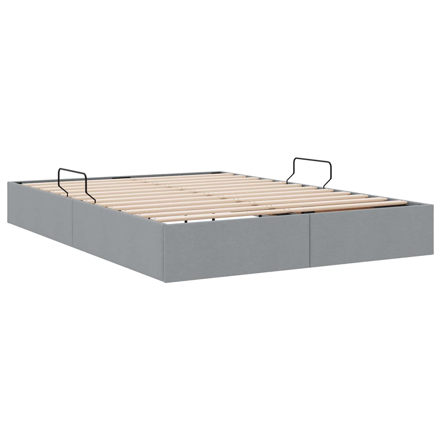 Letto ottomano Grigio chiaro 140 x 190 cm Tessuto | homemem39