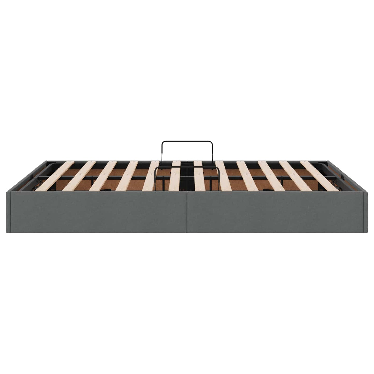 Letto ottomano Grigio scuro 140 x 190 cm Tessuto | homemem39