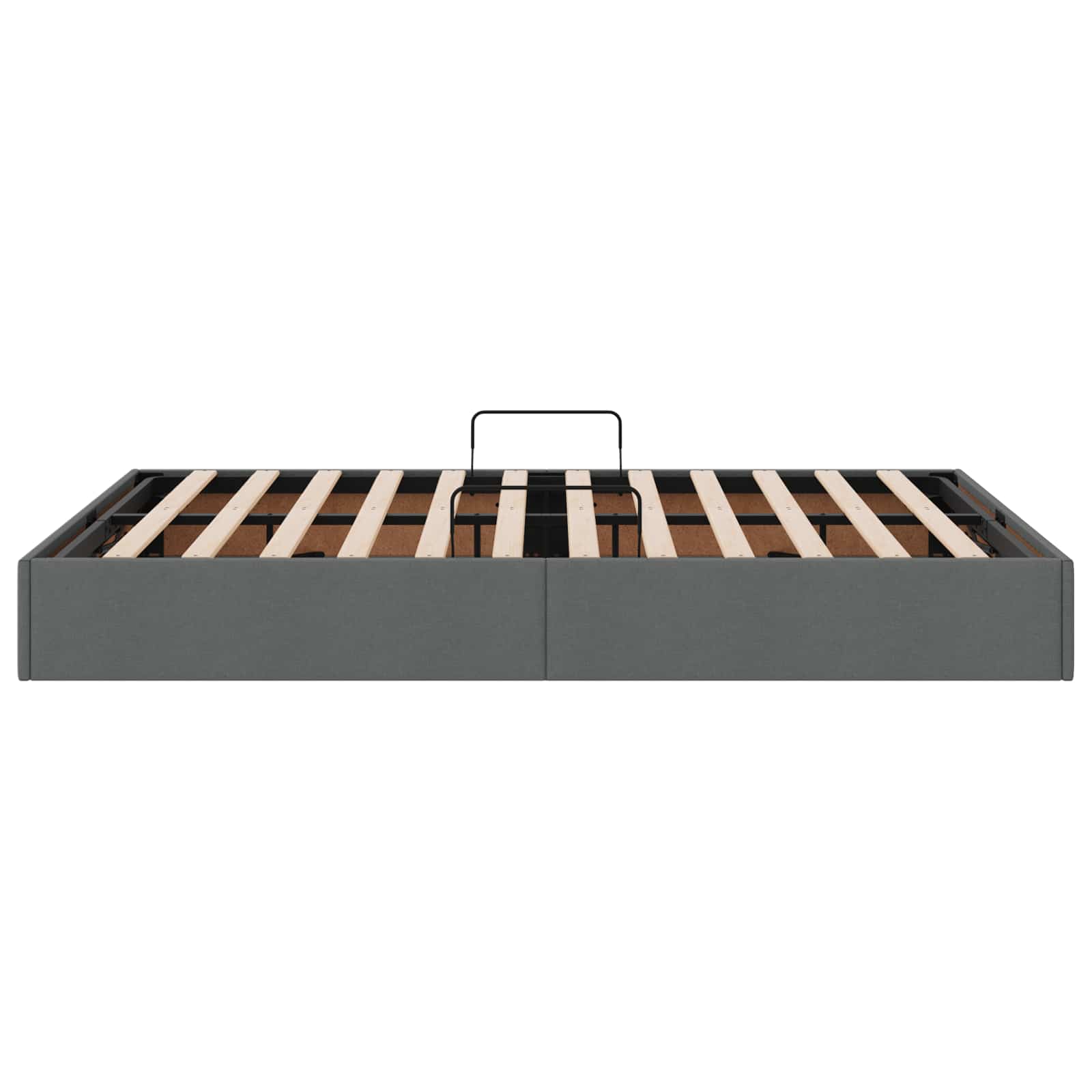 Letto ottomano Grigio scuro 140 x 190 cm Tessuto | homemem39
