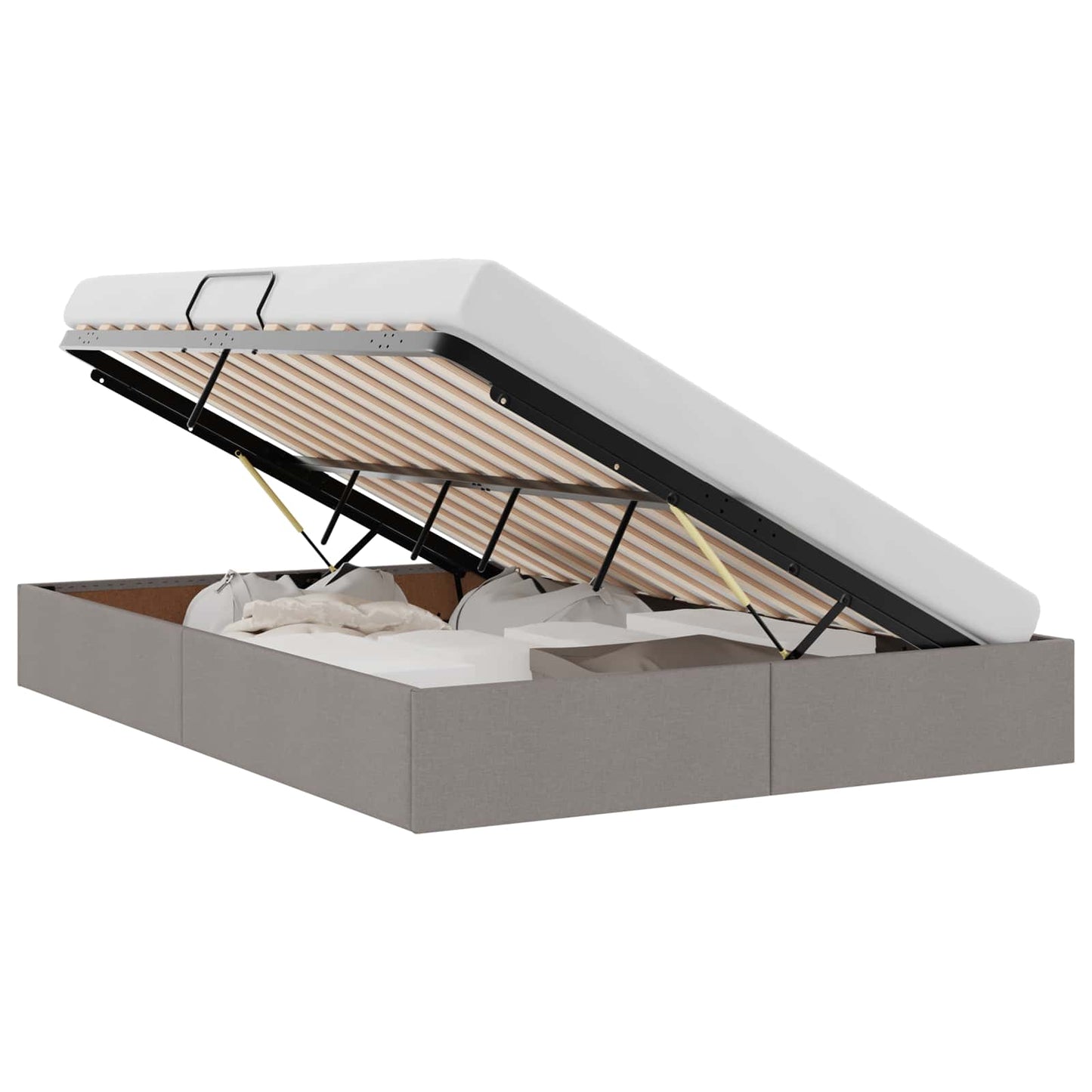 Letto ottomano con archiviazione Talpa 140 x 190 cm Tessuto | homemem39