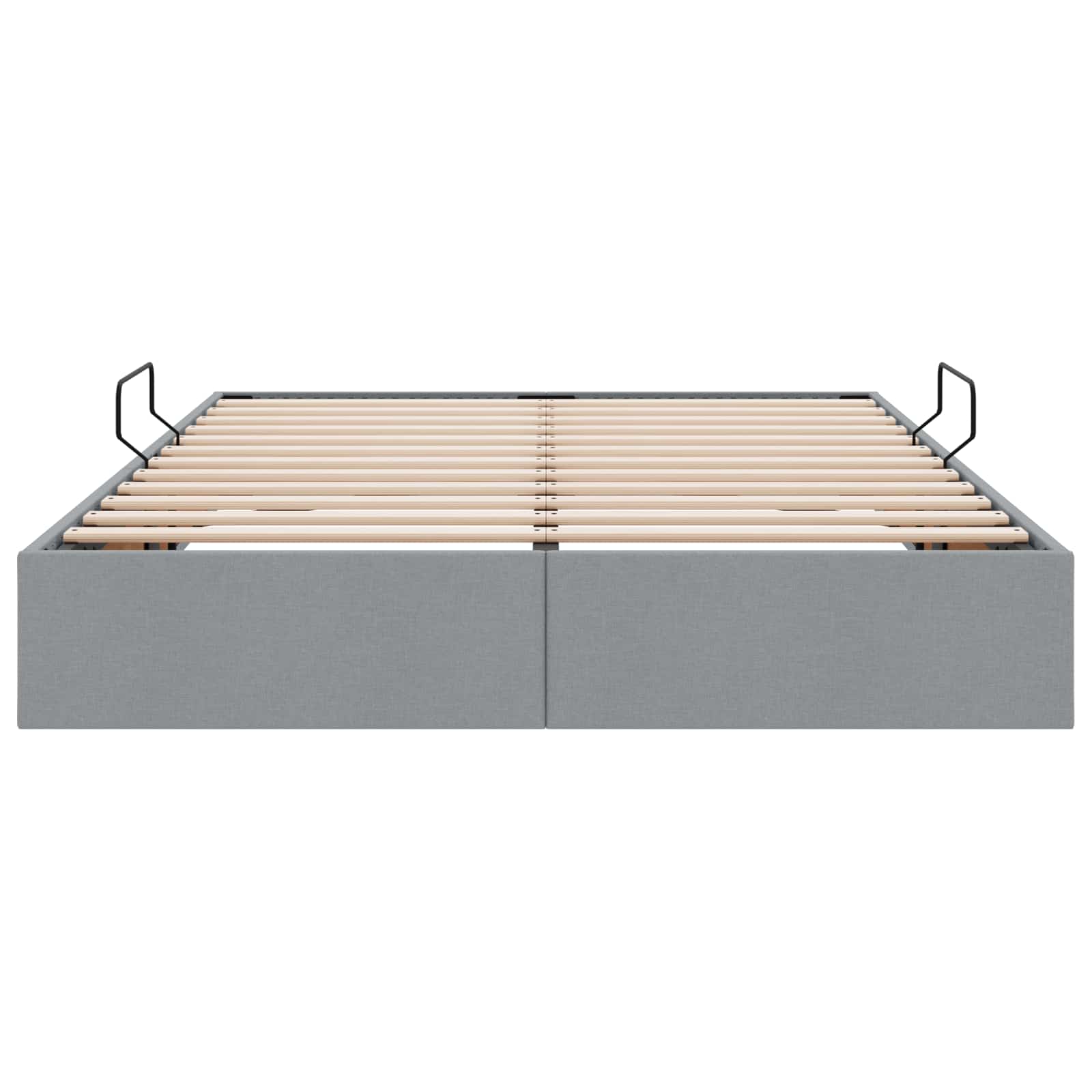 Letto ottomano Grigio chiaro 140 x 200 cm Tessuto | homemem39