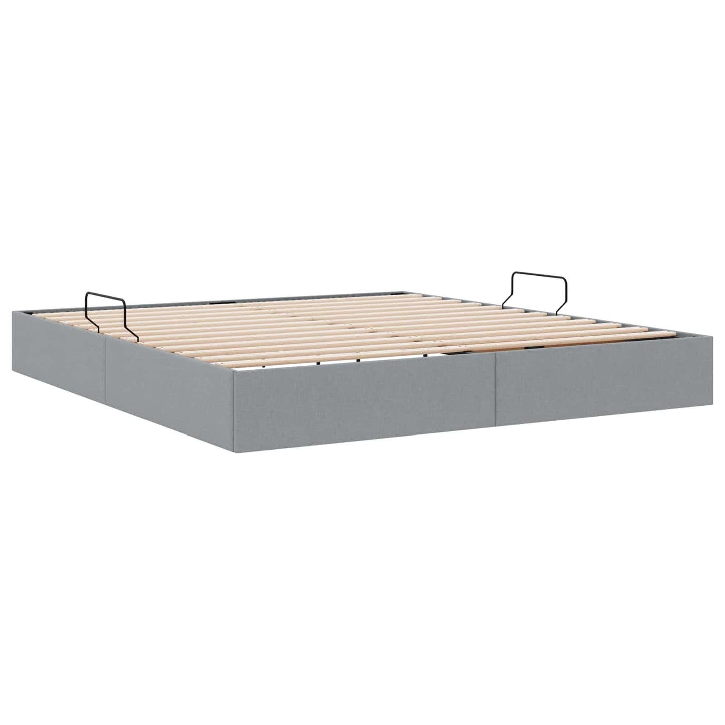 Letto ottomano Grigio chiaro 160 x 200 cm Tessuto | homemem39