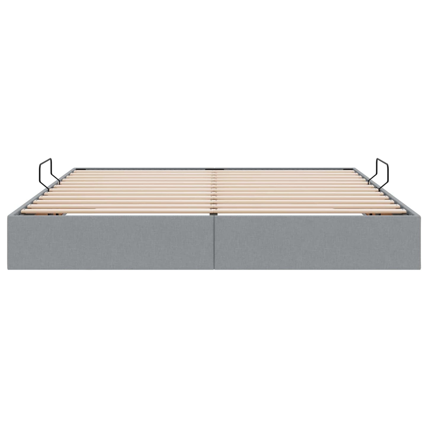 Letto ottomano Grigio chiaro 160 x 200 cm Tessuto | homemem39