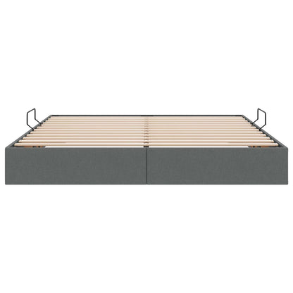 Letto ottomano Grigio scuro 160 x 200 cm Tessuto | homemem39