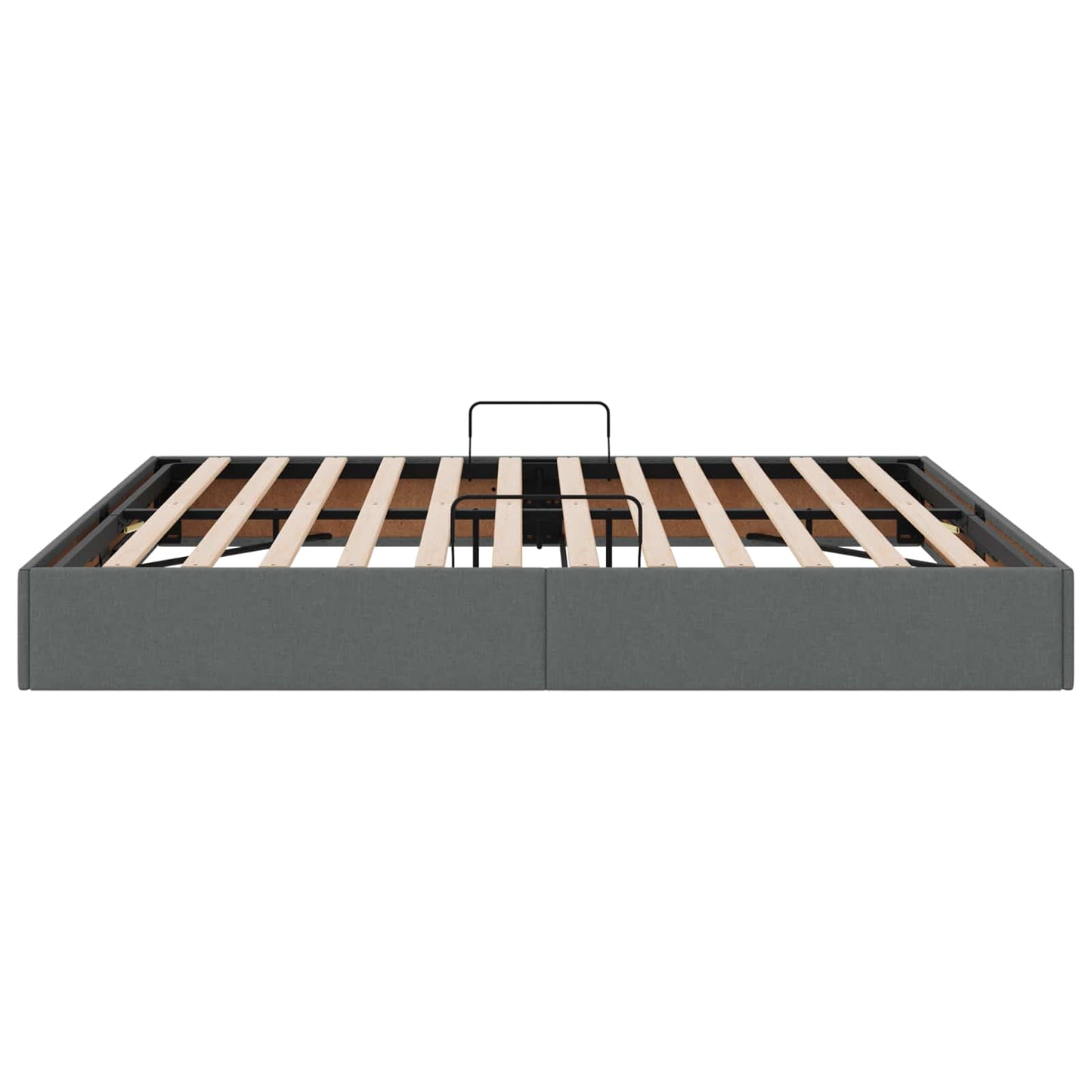 Letto ottomano Grigio scuro 160 x 200 cm Tessuto | homemem39
